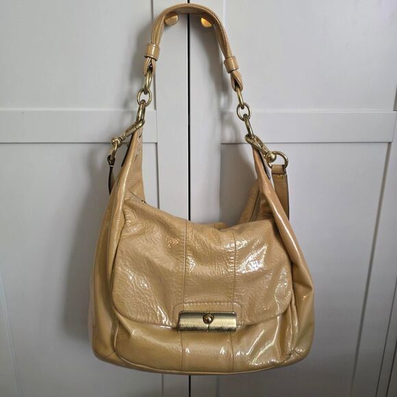 Y2K Coach Kristen patent leather hobo bag - Picture 1 of 7